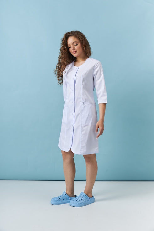 Подовжений медичний халат Брістоль