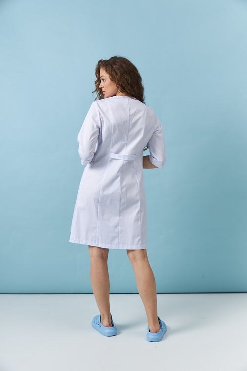 Подовжений медичний халат Брістоль