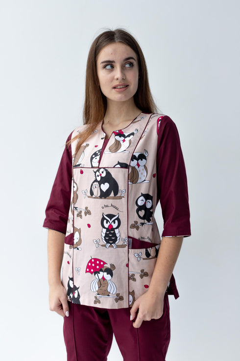 Медичний Костюм Маямі з рукавом 3/4