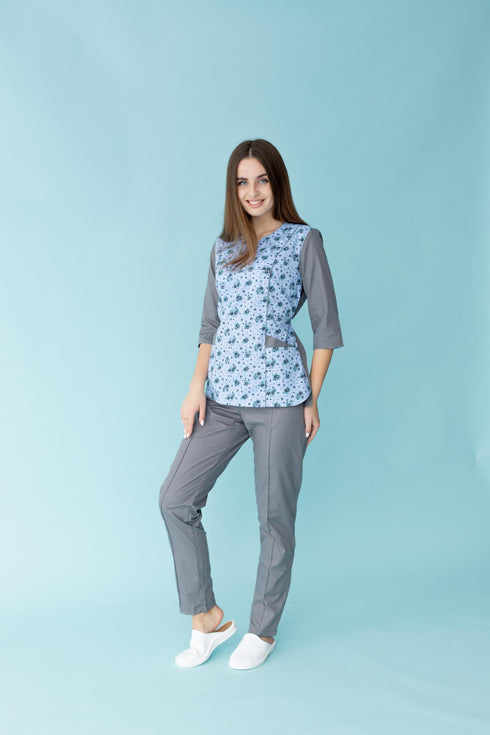 Медичний Костюм Маямі з рукавом 3/4