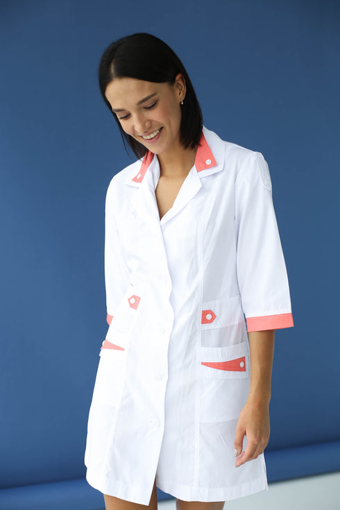 Медичний халат Дабл