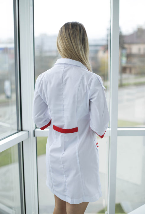 Медичний халат Дабл