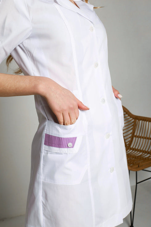 Медичний халат Дабл