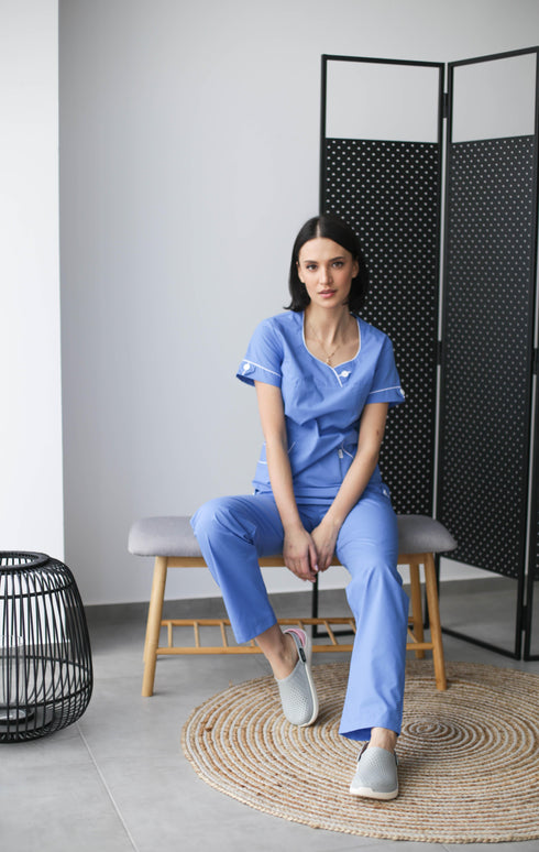 Медичний костюм Аве з коротким рукавом