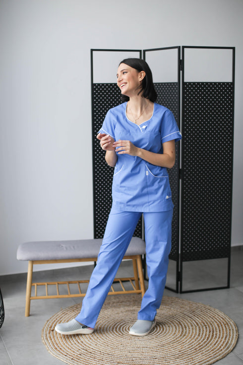 Медичний костюм Аве з коротким рукавом