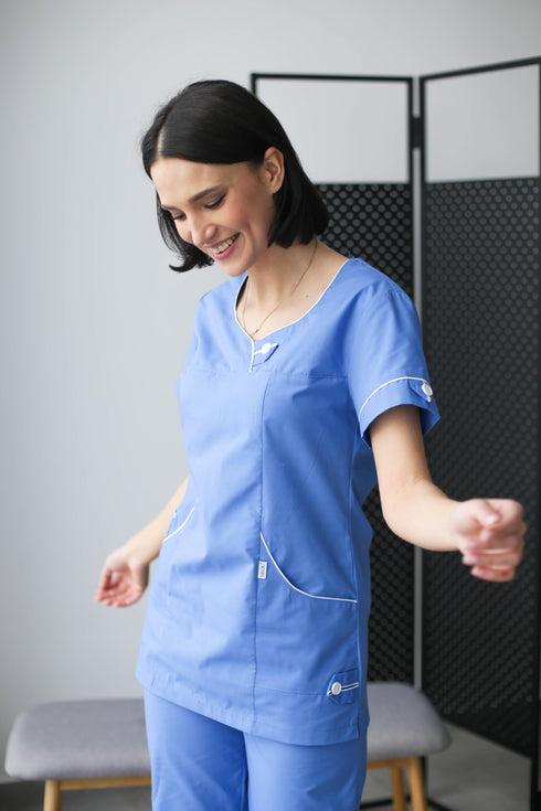 Медичний костюм Аве з коротким рукавом