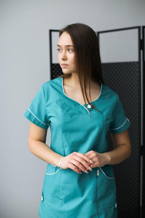 Медичний костюм Аве з коротким рукавом