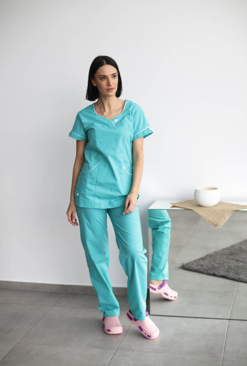 Медичний костюм Аве з коротким рукавом