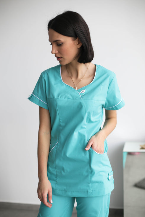 Медичний костюм Аве з коротким рукавом