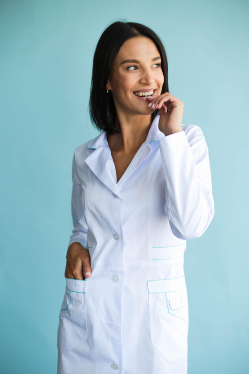 Медичний халат Графіт