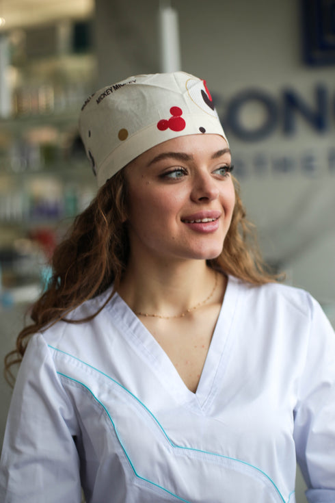 Медична шапочка на зав’язках